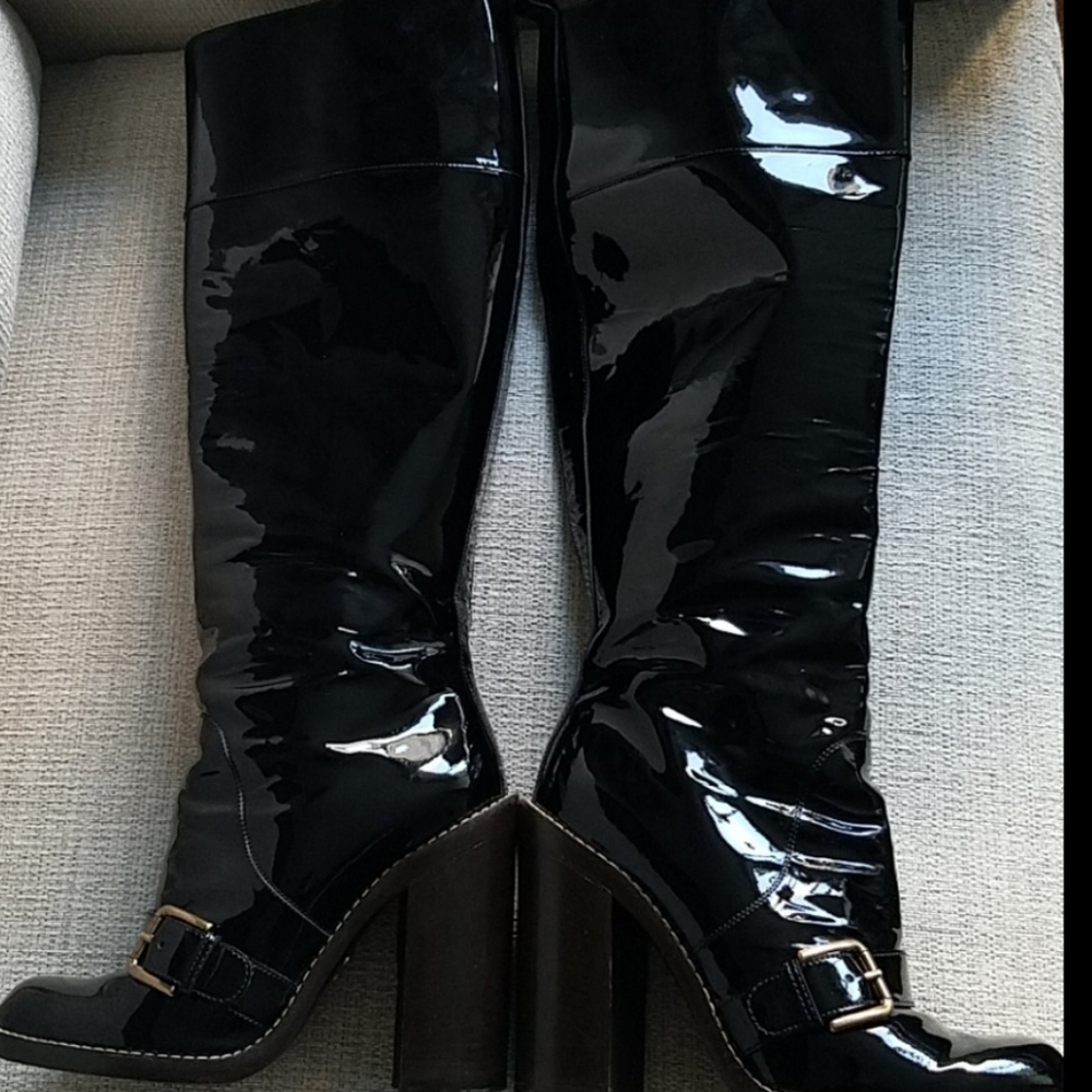 DOLCE & GABBANA Patent Leather Boots - Picture 5 of 13
